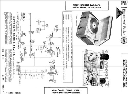 Airline JWR-904A ; Montgomery Ward & Co (ID = 636943) R-Player