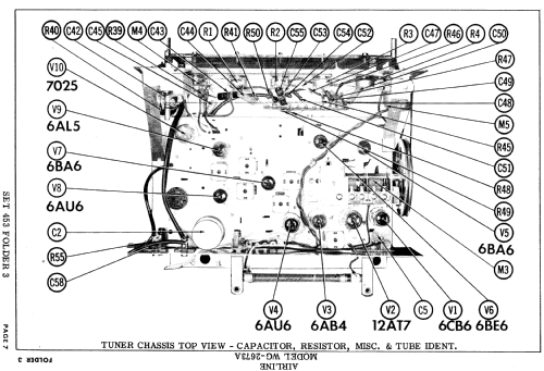 Airline WG-2673A ; Montgomery Ward & Co (ID = 602281) Radio