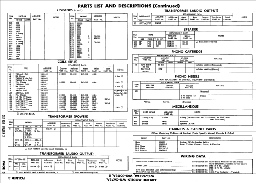 Airline WG-2673A ; Montgomery Ward & Co (ID = 602286) Radio