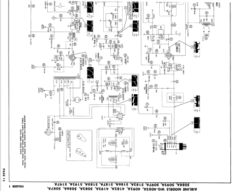 Airline WG-4082A, WG-4092A ; Montgomery Ward & Co (ID = 633390) Television