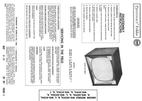 Airline WG-4129B; Montgomery Ward & Co (ID = 2418107) Television