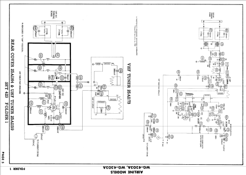 Airline WG-4303A ; Montgomery Ward & Co (ID = 916297) Television