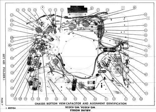 Airline WG-4303A ; Montgomery Ward & Co (ID = 916299) Television