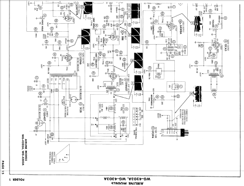 Airline WG-4303A ; Montgomery Ward & Co (ID = 916307) Television