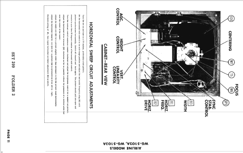 Airline WG-5102A; Montgomery Ward & Co (ID = 2676648) Television