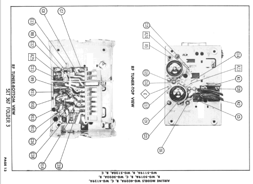 Airline WG-5120C; Montgomery Ward & Co (ID = 2418236) Television