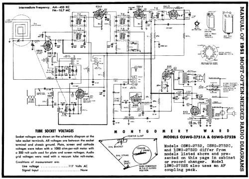 Airline 05WG-2751A ; Montgomery Ward & Co (ID = 137542) Radio