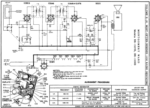 BR-1557B ; Montgomery Ward & Co (ID = 137683) Radio