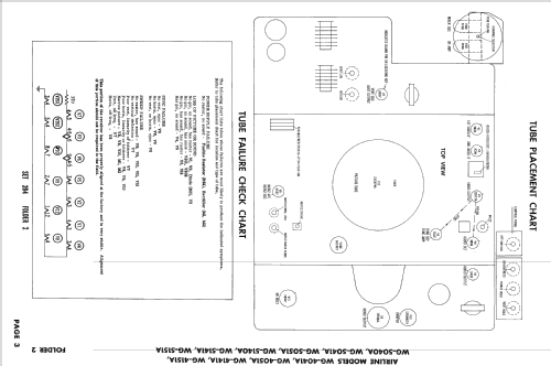 Ch= WG-4041A; Montgomery Ward & Co (ID = 2572642) Television