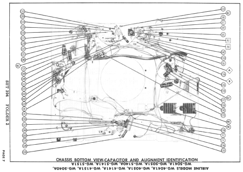 Ch= WG-4041A; Montgomery Ward & Co (ID = 2572645) Television