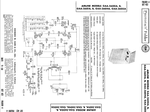 Airline GAA-2600A ; Montgomery Ward & Co (ID = 748626) R-Player