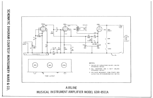 GDR-8511A ; Montgomery Ward & Co (ID = 775222) Ampl/Mixer