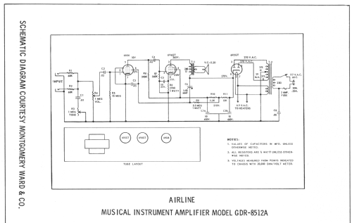 GDR-8512A ; Montgomery Ward & Co (ID = 775223) Ampl/Mixer