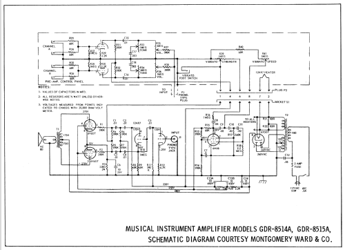 GDR-8514A ; Montgomery Ward & Co (ID = 779386) Ampl/Mixer