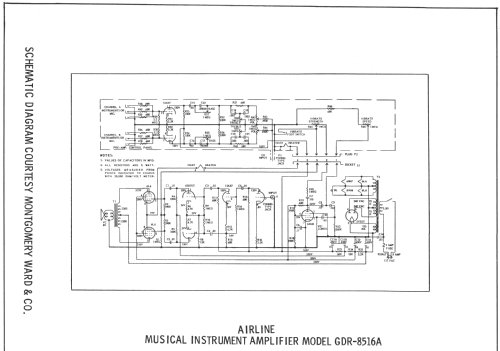 GDR-8516A ; Montgomery Ward & Co (ID = 775225) Ampl/Mixer