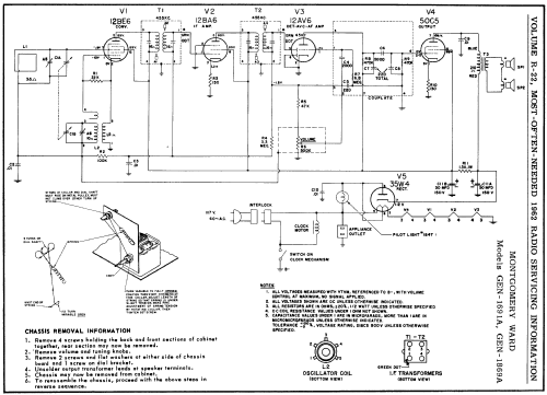 GEN-1691A ; Montgomery Ward & Co (ID = 159730) Radio