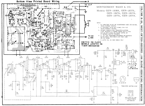 GEN-1808A ; Montgomery Ward & Co (ID = 196868) Radio