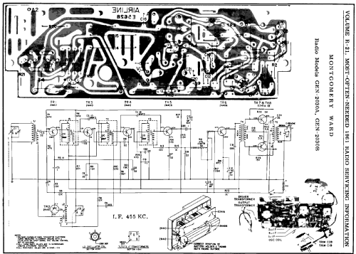 GEN-2030A ; Montgomery Ward & Co (ID = 144751) Radio