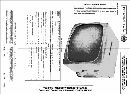 GRX4028A ; Montgomery Ward & Co (ID = 1775946) Television