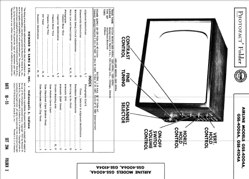 GSE4004A; Montgomery Ward & Co (ID = 2652201) Television