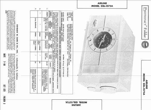 GSL-1575A ; Montgomery Ward & Co (ID = 2302161) Radio