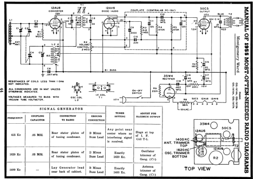 Airline GSL-1614A ; Montgomery Ward & Co (ID = 120058) Radio