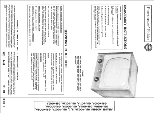 GSL-4007A ; Montgomery Ward & Co (ID = 2314785) Television