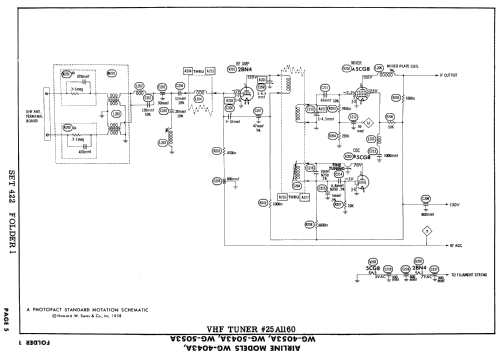 Airline WG-4043A ; Montgomery Ward & Co (ID = 914738) Television