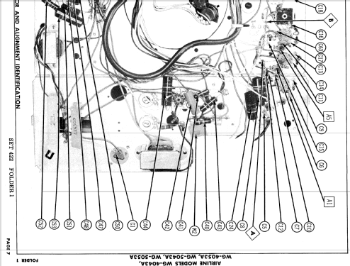 Airline WG-4043A ; Montgomery Ward & Co (ID = 914740) Television