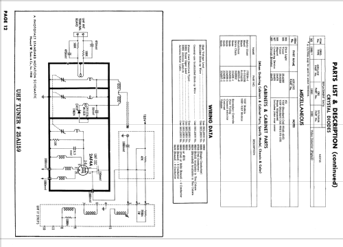 Airline WG-4043A ; Montgomery Ward & Co (ID = 914745) Television