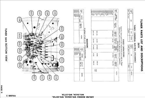 WG-5073A ; Montgomery Ward & Co (ID = 917963) Television