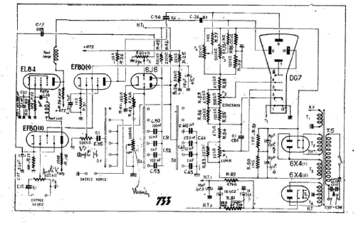 Oscillographe Labo 733; Mordant, H.,Radio (ID = 3009351) Ausrüstung