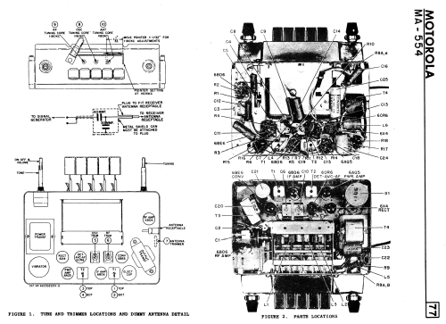 MA-554 ; Motorola Canada Ltd. (ID = 2311842) Car Radio