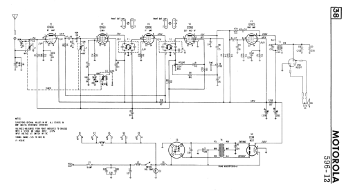 MA-596-12 ; Motorola Canada Ltd. (ID = 2299304) Car Radio