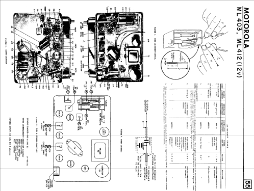 ML403 ; Motorola Canada Ltd. (ID = 2336198) Car Radio