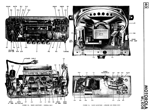 ML608 ; Motorola Canada Ltd. (ID = 2322566) Car Radio