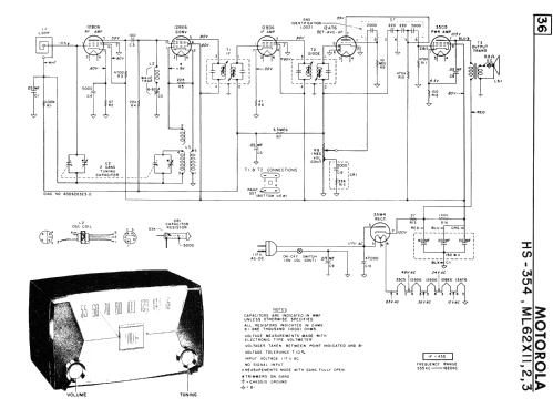 ML62X12 Ch= HS-354; Motorola Canada Ltd. (ID = 2322417) Radio