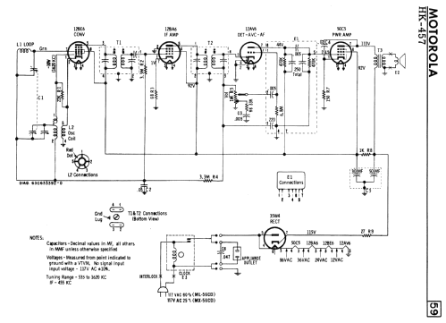 ML-56CD1 Ch= HK-457; Motorola Canada Ltd. (ID = 2269118) Radio