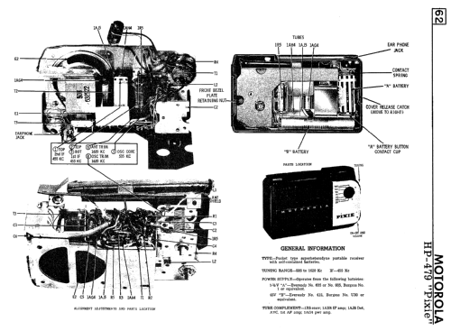 MP-45P1 Pixie Ch= HP-479; Motorola Canada Ltd. (ID = 2269858) Radio