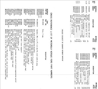 0MF Ch= 0A-18805-A2; Motorola Inc. ex (ID = 1085805) Car Radio