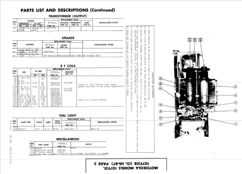 107F31 Ch=HS-87; Motorola Inc. ex (ID = 946456) Radio