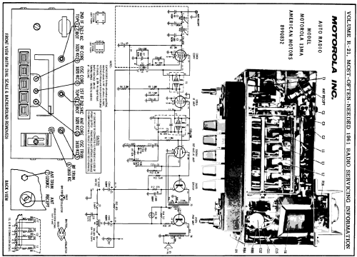 13MA American Motors 8990832; Motorola Inc. ex (ID = 144906) Car Radio