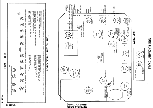 14P14-1 Ch= TS-434; Motorola Inc. ex (ID = 617090) Television