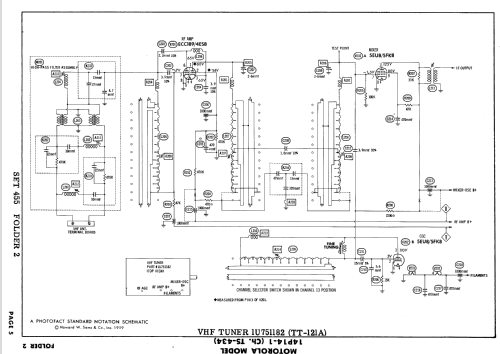 14P14-1 Ch= TS-434; Motorola Inc. ex (ID = 617092) Television