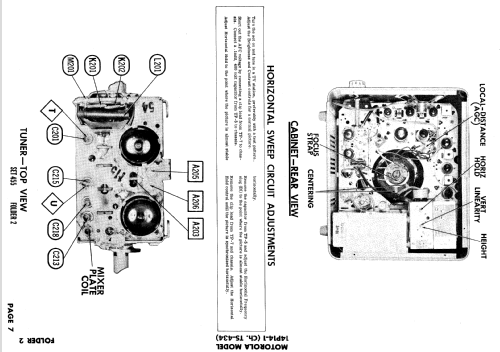 14P14-1 Ch= TS-434; Motorola Inc. ex (ID = 617094) Television