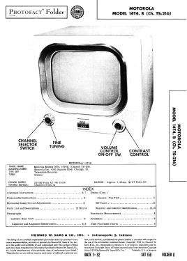 14T4B Ch= TS-216; Motorola Inc. ex (ID = 3016459) Televisión