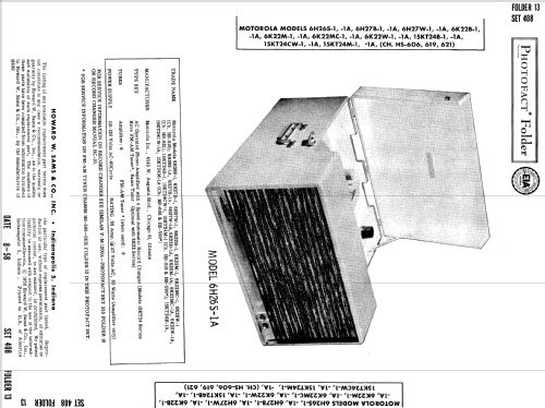 15KT24B-1 Ch= HS-619 - HS-590; Motorola Inc. ex (ID = 805199) Radio