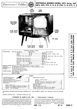 16F1H Ch= TS-89 HS-234; Motorola Inc. ex (ID = 2834602) TV Radio