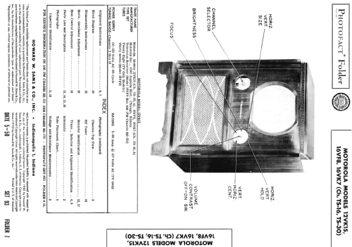 16VF8R Ch= TS-16 + HS211; Motorola Inc. ex (ID = 1809241) TV Radio