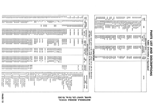 16VF8R Ch= TS-16 + HS211; Motorola Inc. ex (ID = 1809255) TV Radio